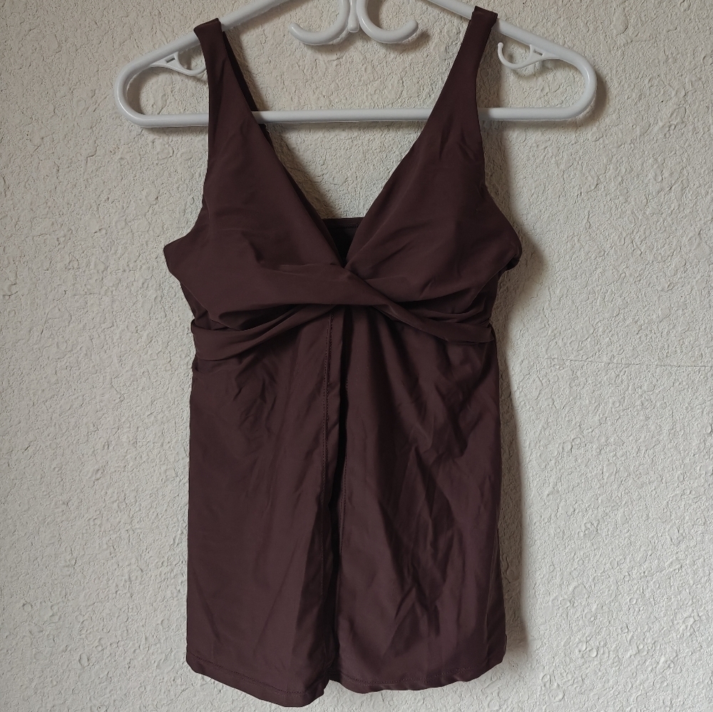 BNWOT Brown Tankini Top